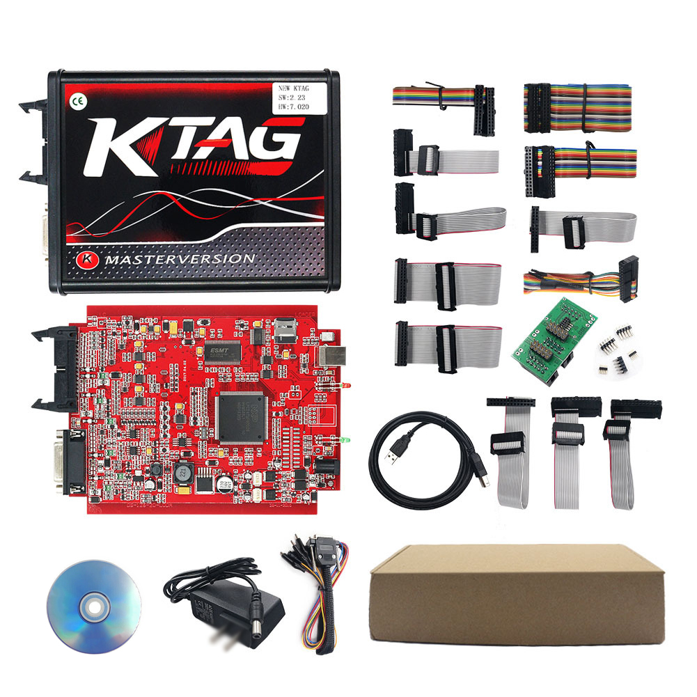 KESS V2 V5.017 + KTAG V7.020 No Tokens Red Tool Kit Master