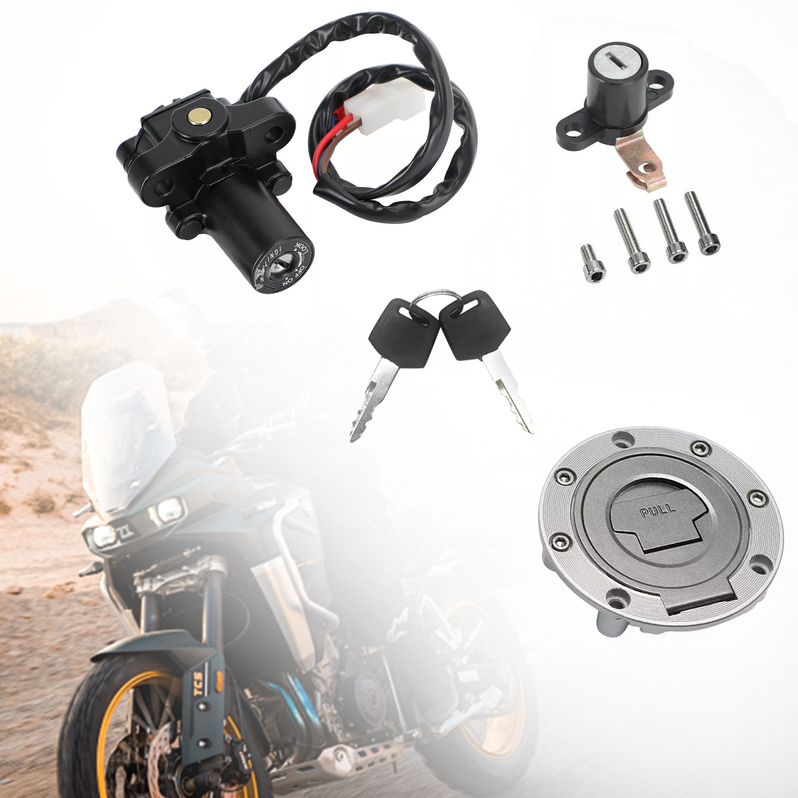 Fits Yamaha FZ07 FZ09 FZ10 MT07 MT09 Ignition Switch Fuel