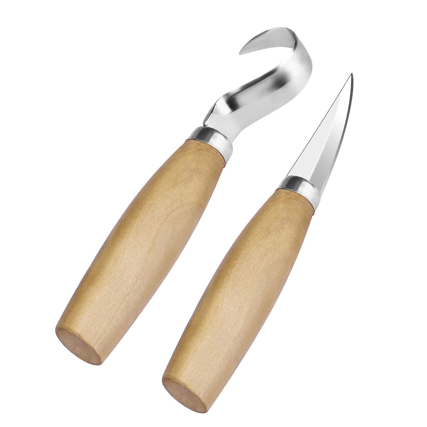 2 Pcs Wood Carving Knife DIY Chisel Woodworking Cutter 